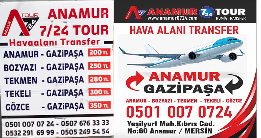 ANAMUR 7/24 TOUR'DA ZAM YOK