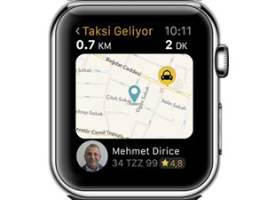 BiTaksi Apple Watch uygulaması geliştirdi