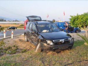 Anamur Ören Kavşağı'nda kaza: 4 yaralı