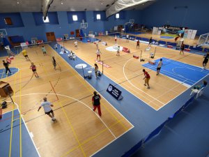 Veteranlar Balkan Badminton Şampiyonası Mersin'de başladı