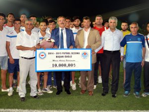 TFF'den Akdeniz Belediyespor'a 10 bin lira para ödülü