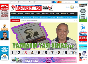 Anamur Haberci Gazetesi'nin yeni web sitesi www.dolumedya.com yayına başladı