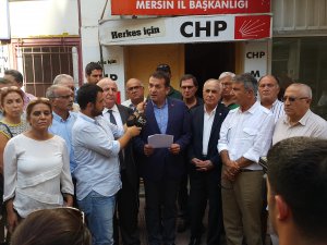 CHP Mersin İl Başkanı Abdullah Özyiğit: Bizce fail, bu katliamı önleyemeyen siyasi iktidardır