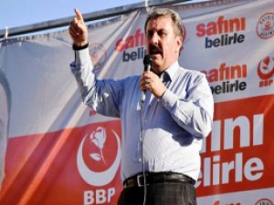 BBP Genel Başkanı Mustafa Destici, Mersin'de partililerle buluştu