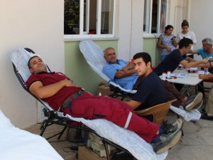 Bozyazılı ormancılar kan bağışında bulundu