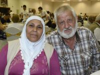 Mersin’de evliliklerinde en az 41 yılı doldurmuş çiftler yemekte buluştu