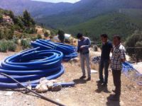 Sulama suyu tesisleri yapımı devam ediyor