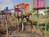 Tarsus Ahmet Cavat Parkı'ndaki oyun aletleri yakıldı