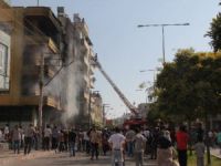 Akdeniz'de elyaf dükkanında yangın çıktı: 5 yaralı