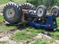 Mut'ta traktör takla attı: 1 ölü