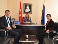 Başkan Turgut, Yüksekokulu Müdürü Ergene'yi ziyaret etti