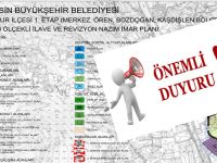 1/5000 ÖLÇEKLİ REVİZYON PLANLARI ASKIDA