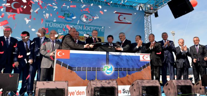 Anamur'dan KKTC’ye Su Temin Projesi açılışı yapıldı