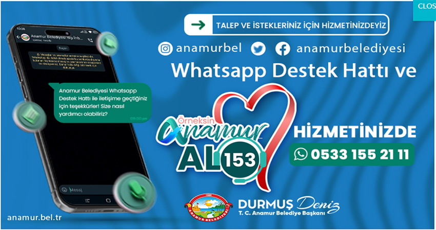 ÖRNEKSİN ANAMUR HİZMETİNİZDE