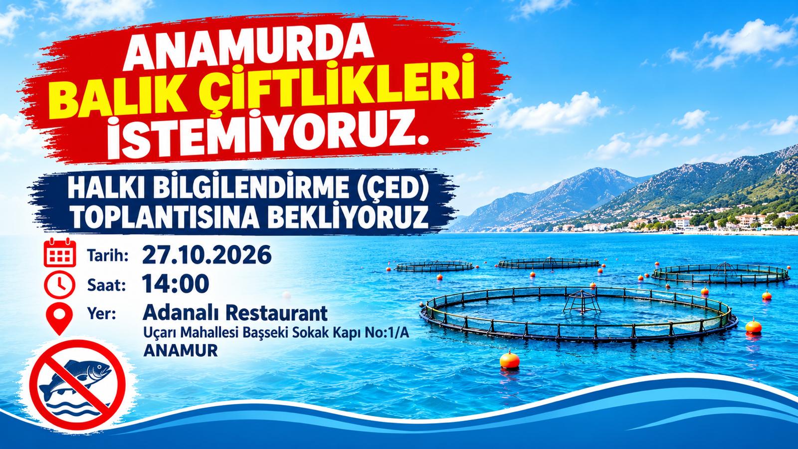 MERÇED'DEN ÇAĞRI "BALIK ÇİFLİĞİ İSTEMİYORUZ"