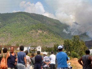 Anamur'daki yangın kısmen kontrol altına alındı