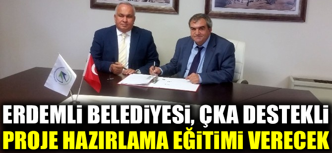 Erdemli Belediyesi, ÇKA destekli proje hazırlama eğitimi verecek