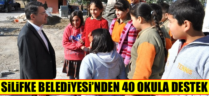 Silifke Belediyesi’nden 40 okula destek