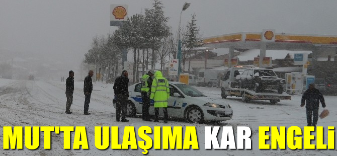 Sertavul Geçidi’nde ulaşım güçlükle sağlanıyor