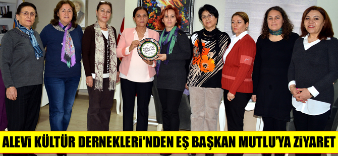 Alevi Kültür Dernekleri Kadın Kolları’ndan Eş Başkan Mutlu’ya ziyaret