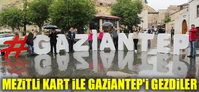 Mezitli Kart'la Gaziantep'i Gezdiler