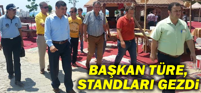 Alışveriş Günleri Öncesi Başkan Türe, Standları Gezdi