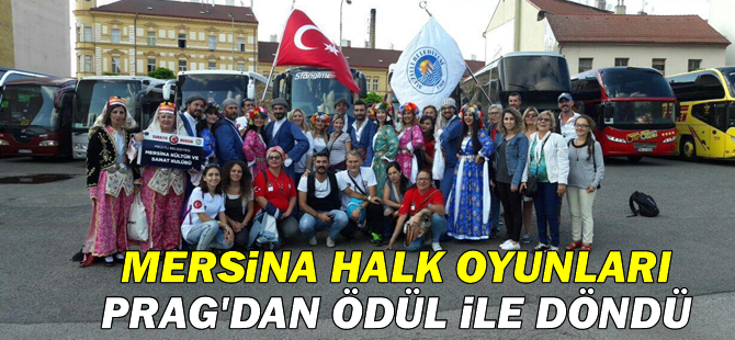 Mersina Halk Oyunları Prag'dan Ödül İle Döndü