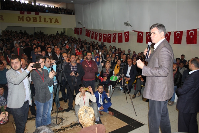 METİN FEYZİOĞLU ANAMUR'DA "HAYIR" İÇİN KONUŞTU