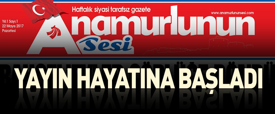 YAYIN HAYATIMIZA BAŞLADIK