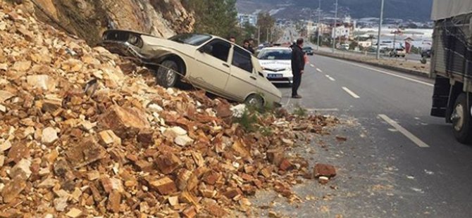 Heyelan Kazaya Sebebiyet Verdi!