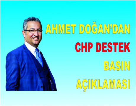 CHP DESTEK BASIN AÇIKLAMASI