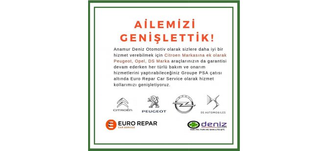 DENİZ OTOMOTİV'DEN DEV HİZMET