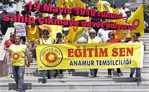 ANAMUR EĞİTİM-SEN 19 MAYIS MESAJI