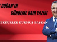 TEŞEKKÜRLER DURMUŞ BAŞKAN