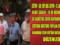 EĞİTİM – SEN, CHP, ADD, EGİTİM – İŞ, ANAMUR KÜLTÜR DERNEĞİ , GENEL SAĞLIK – İŞ VE VATAN PARTİSİNDEN  ORTAK BASIN AÇIKLAMASI
