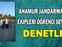 ANAMUR JANDARMA TRAFİK EKİPLERİ ÖĞRENCİ SERVİSLERİNİ DENETLEDİ